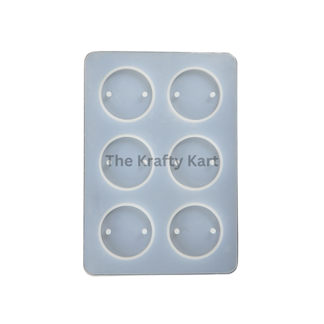 6 Cavity Round Rakhi Mould