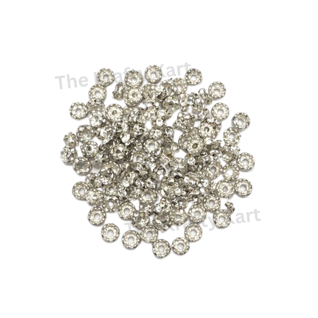 Silver Rakhi Beads (10 grams)