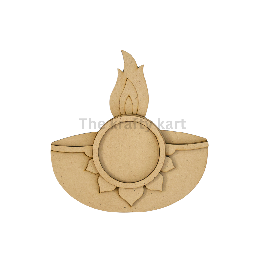 MDF Diwali T-Light Holder (2)