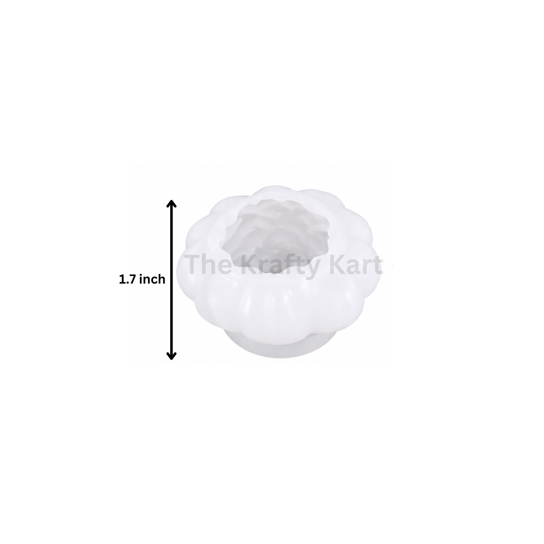 3D Lotus Bloom Candle Mould (C)