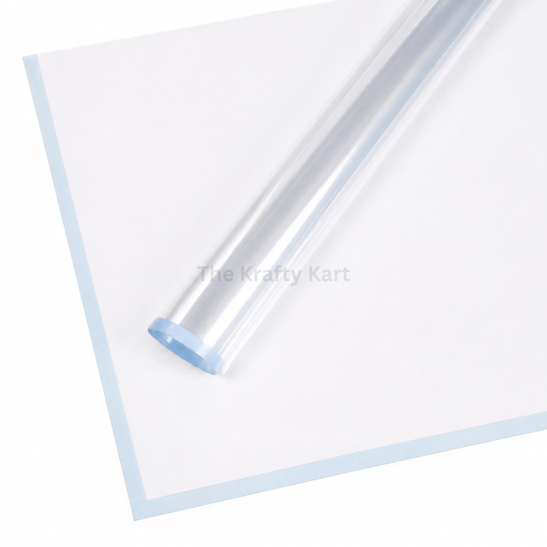 Wrapping Paper Plastic (Transparent)(5 Sheets)