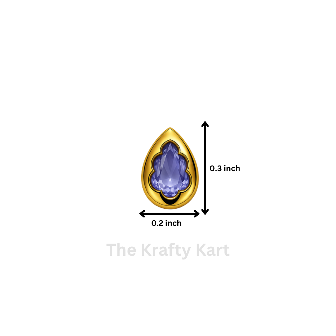 Kundan Patch (9) (2pcs)