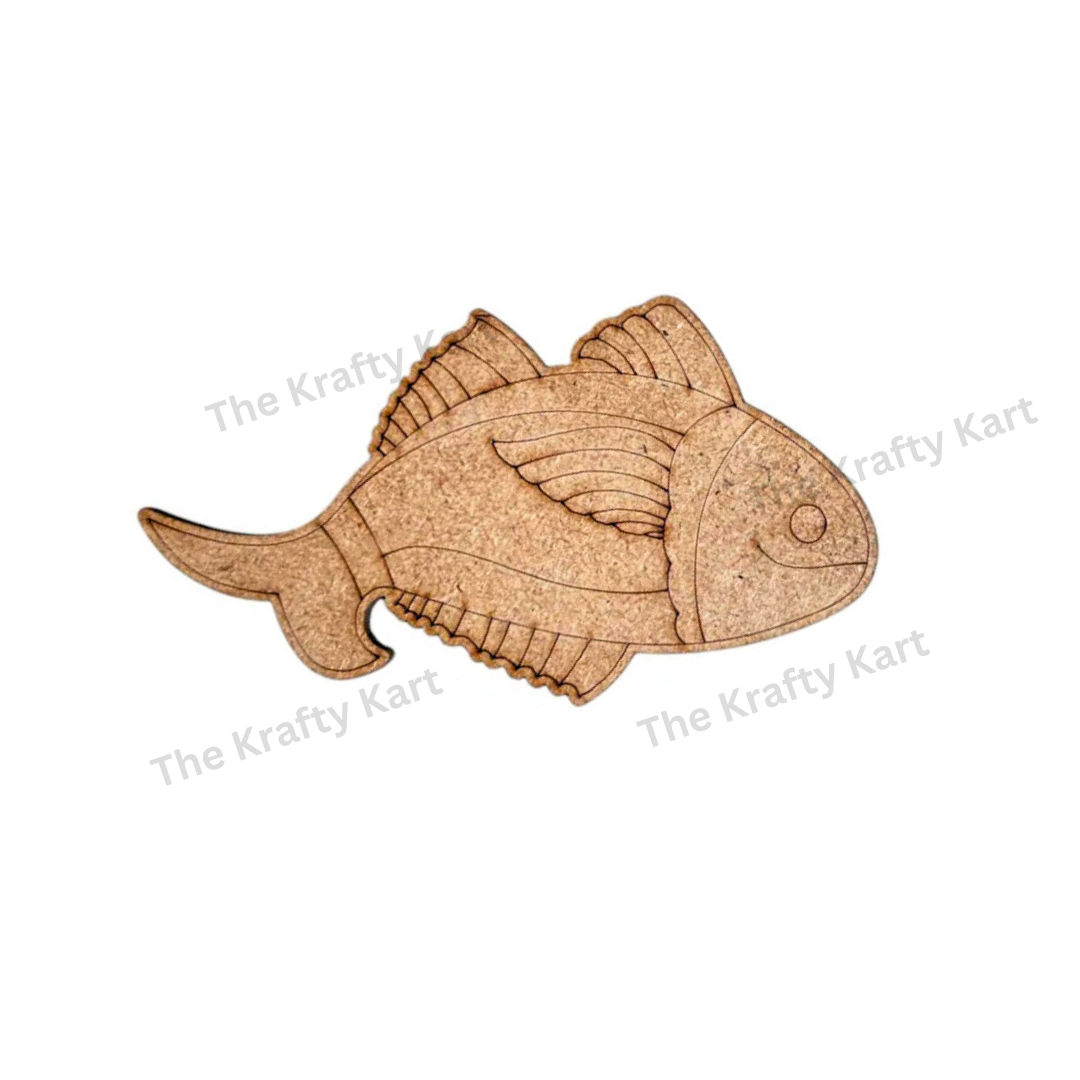 Pre Marked Fish Mdf