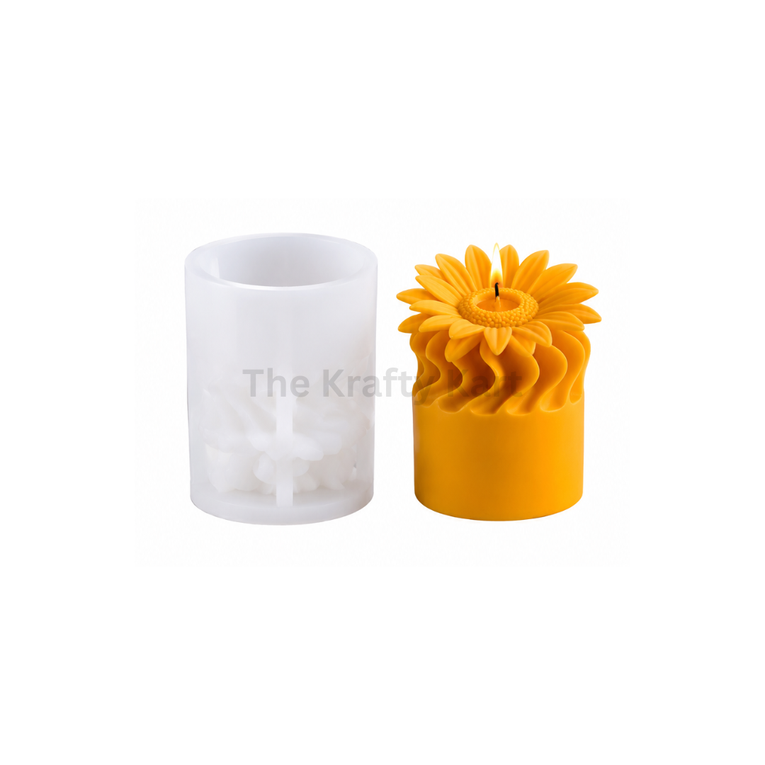 Sunflower Candle Mould (A)