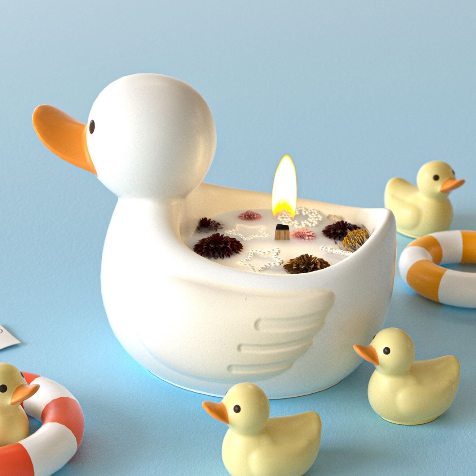 Duck Shaped Candle Mould