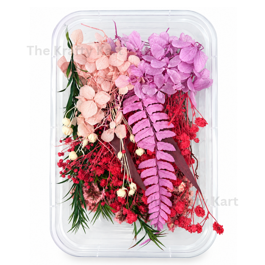 Light Purple & Peach Flower Box