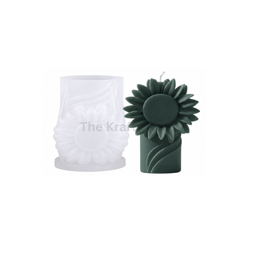 Sunflower Candle Mould (B)