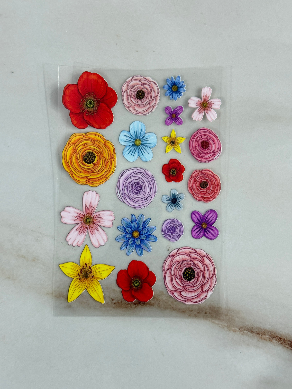 Mix Flower (U) - Peel Of Sticker