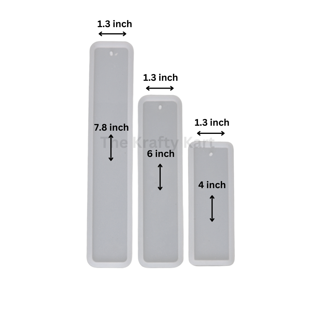 3 in 1 Rectangle Bookmark