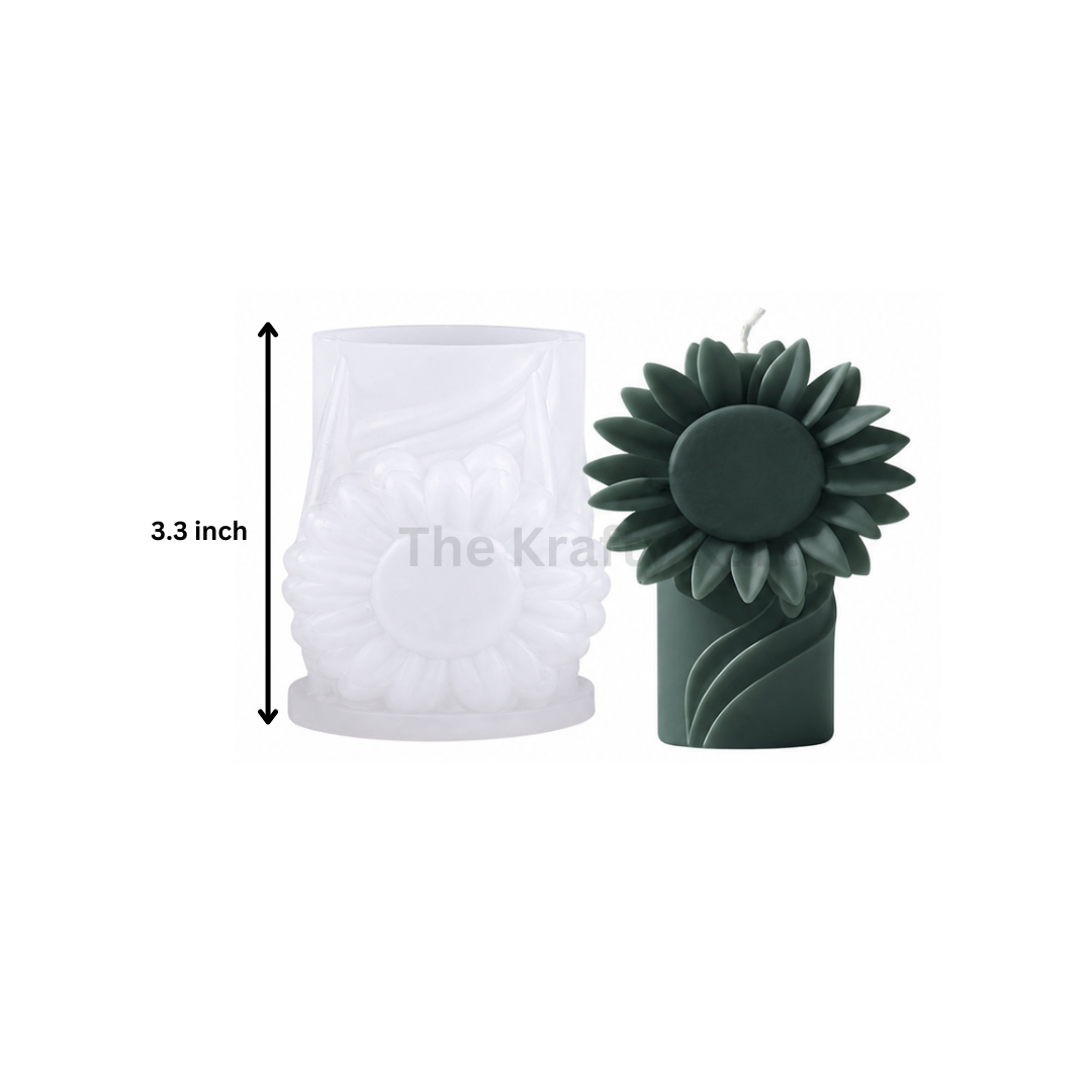 Sunflower Candle Mould (B)