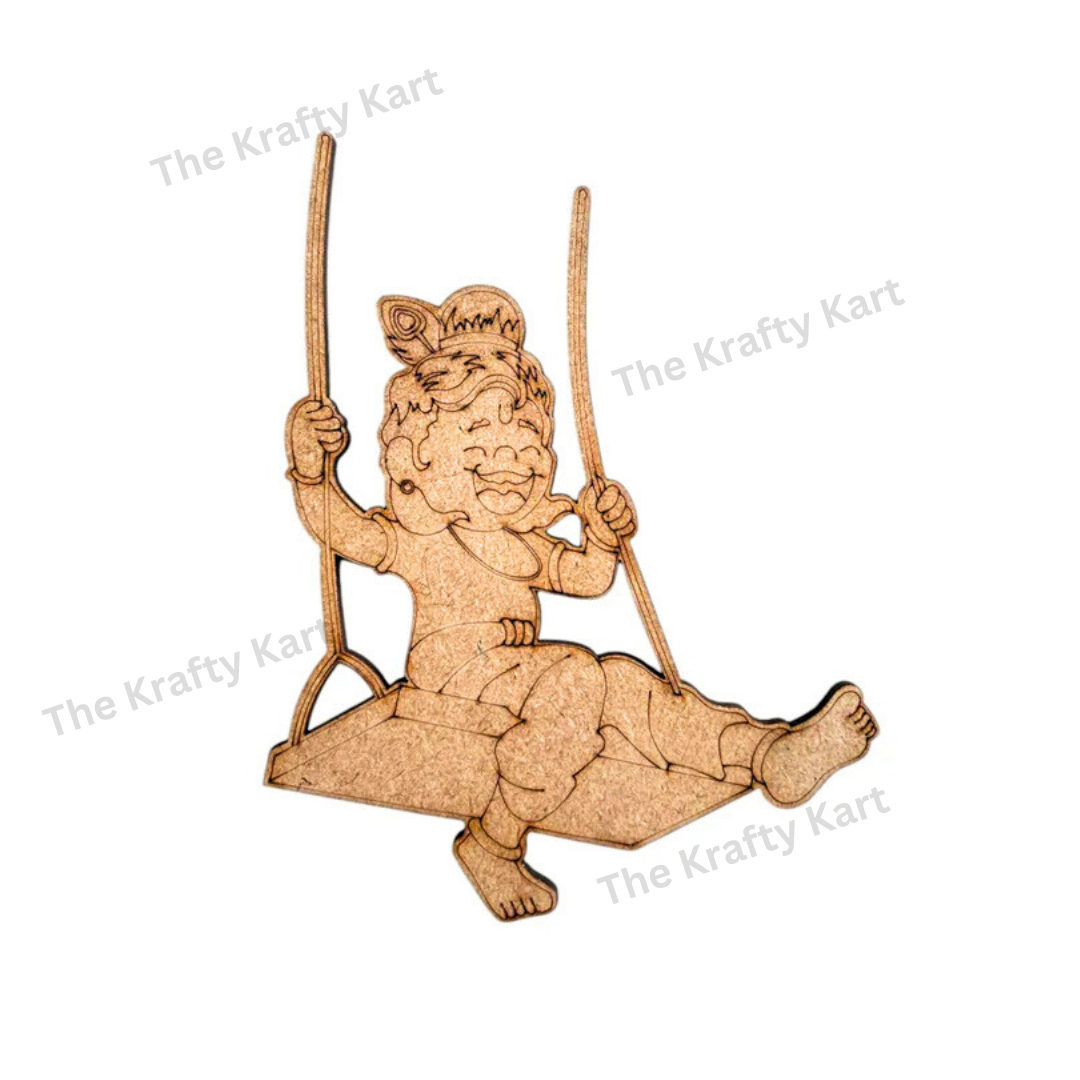 Pre Marked Baby Krishna Mdf (E)