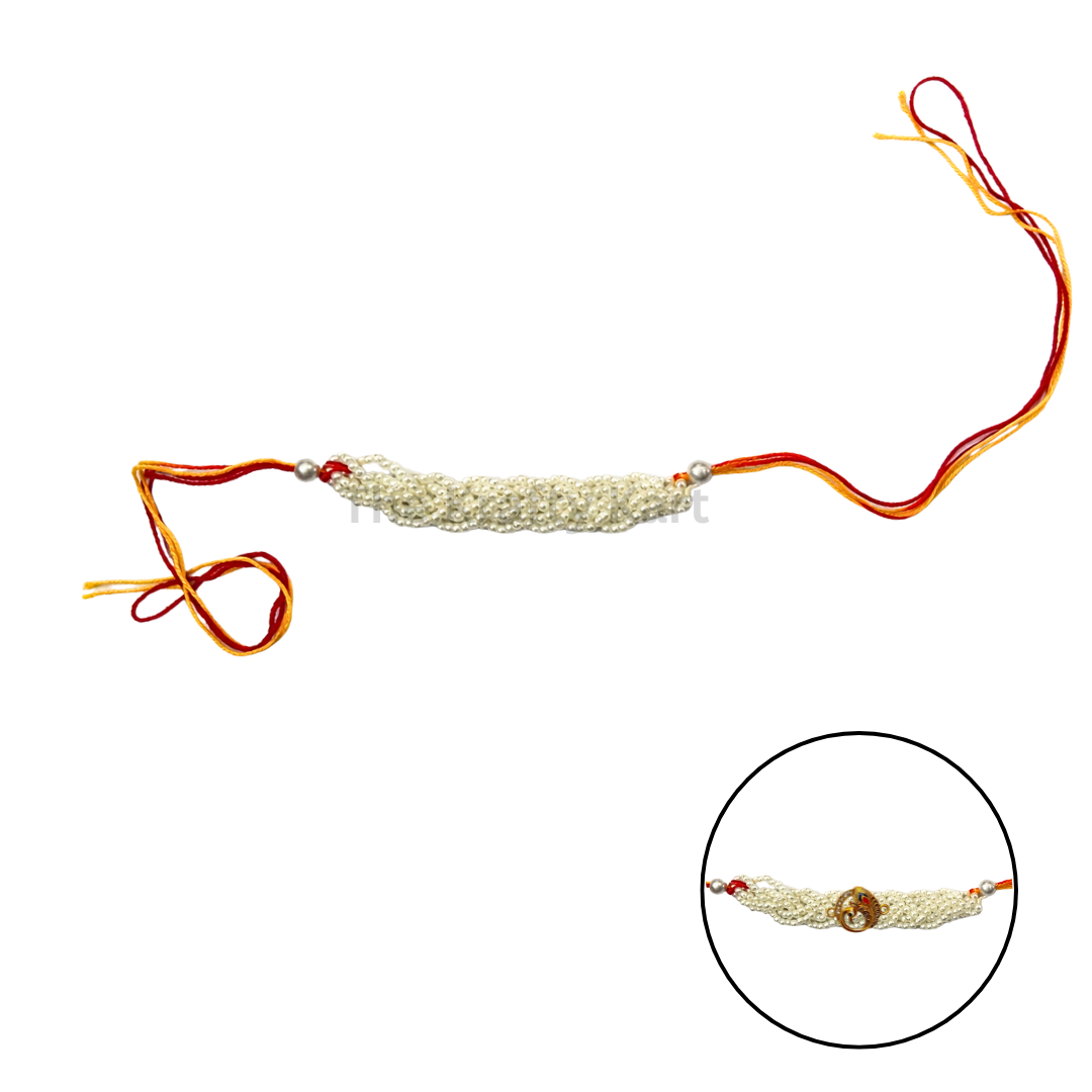 Pearl Thread Rakhi