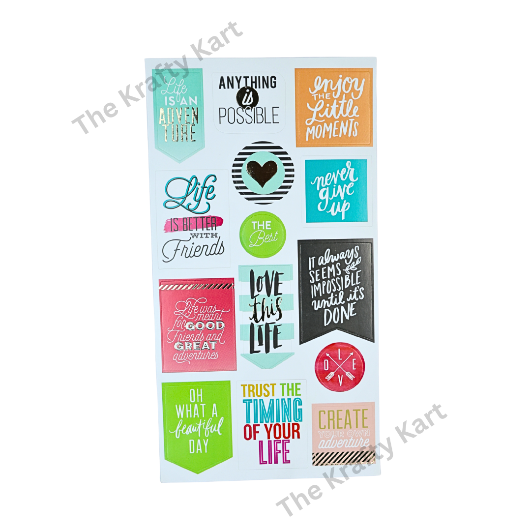 Scrap Book Sticker H