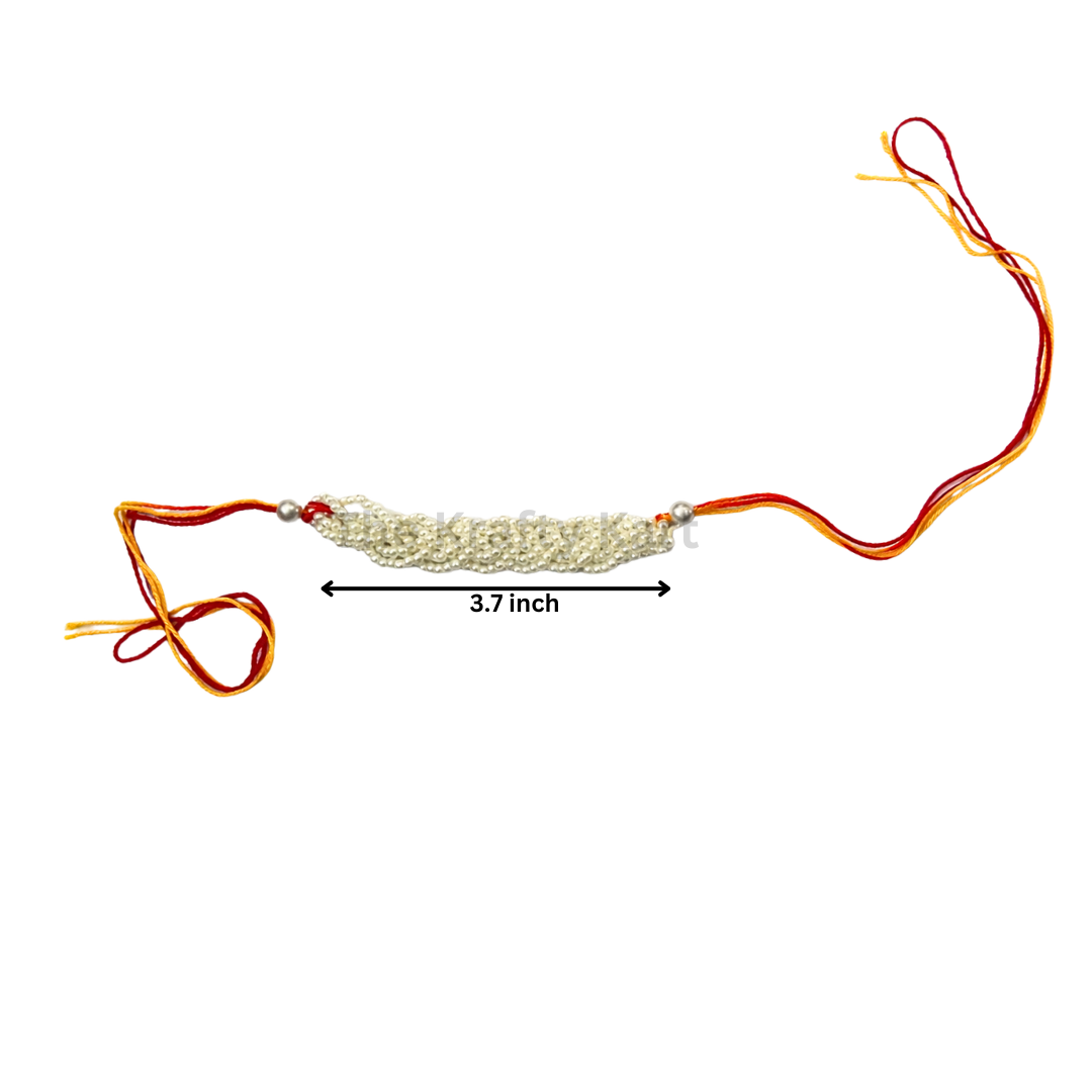 Pearl Thread Rakhi