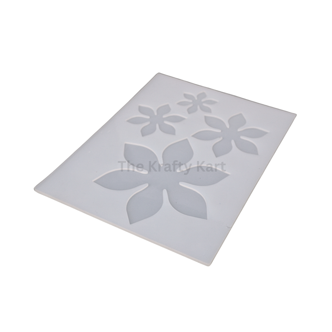 4 in 1 3D Flower Mould