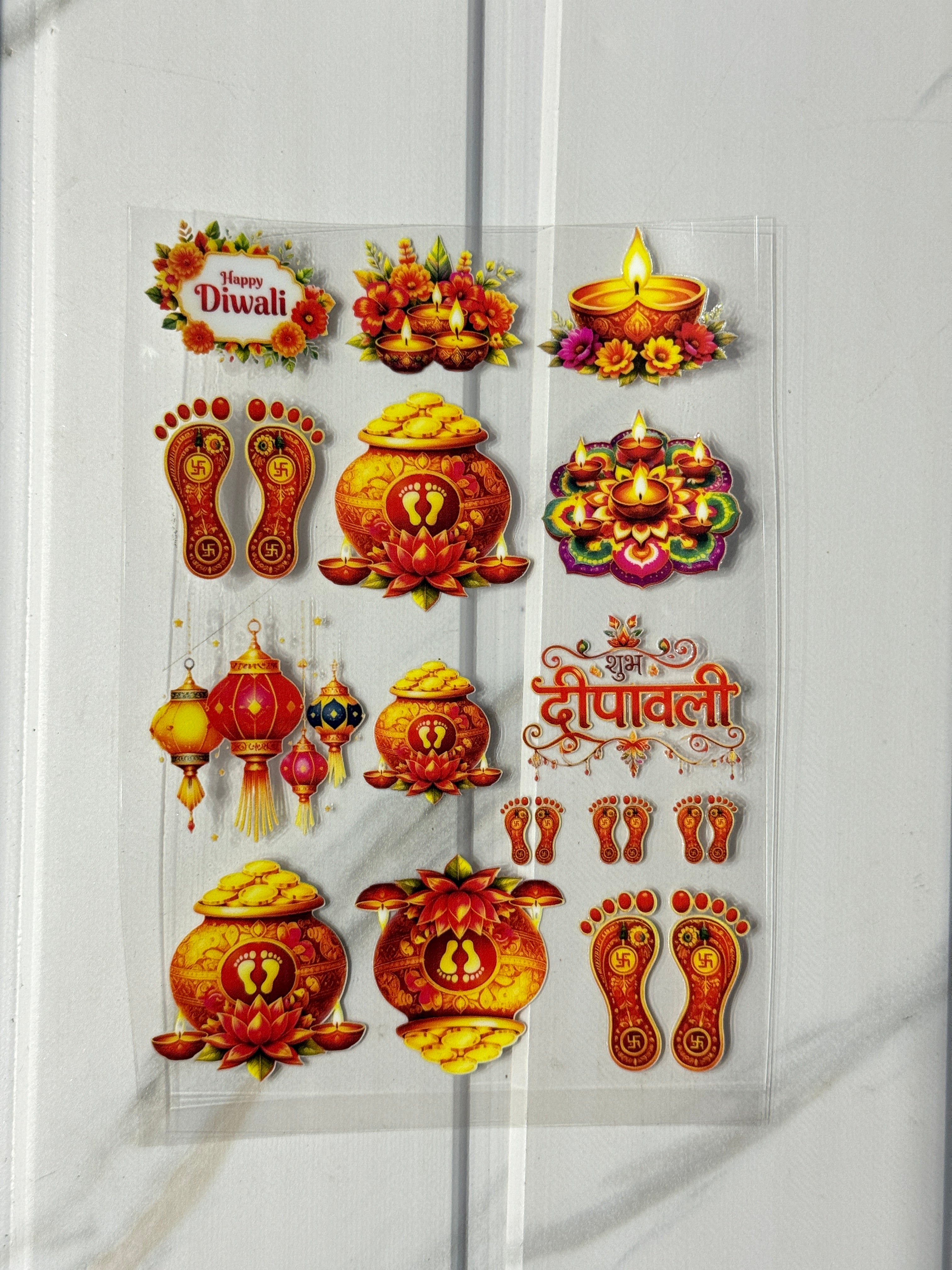 Diwali (D) - Peel Of Sticker