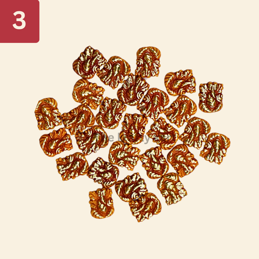 Wooden Rakhi Beads Combo