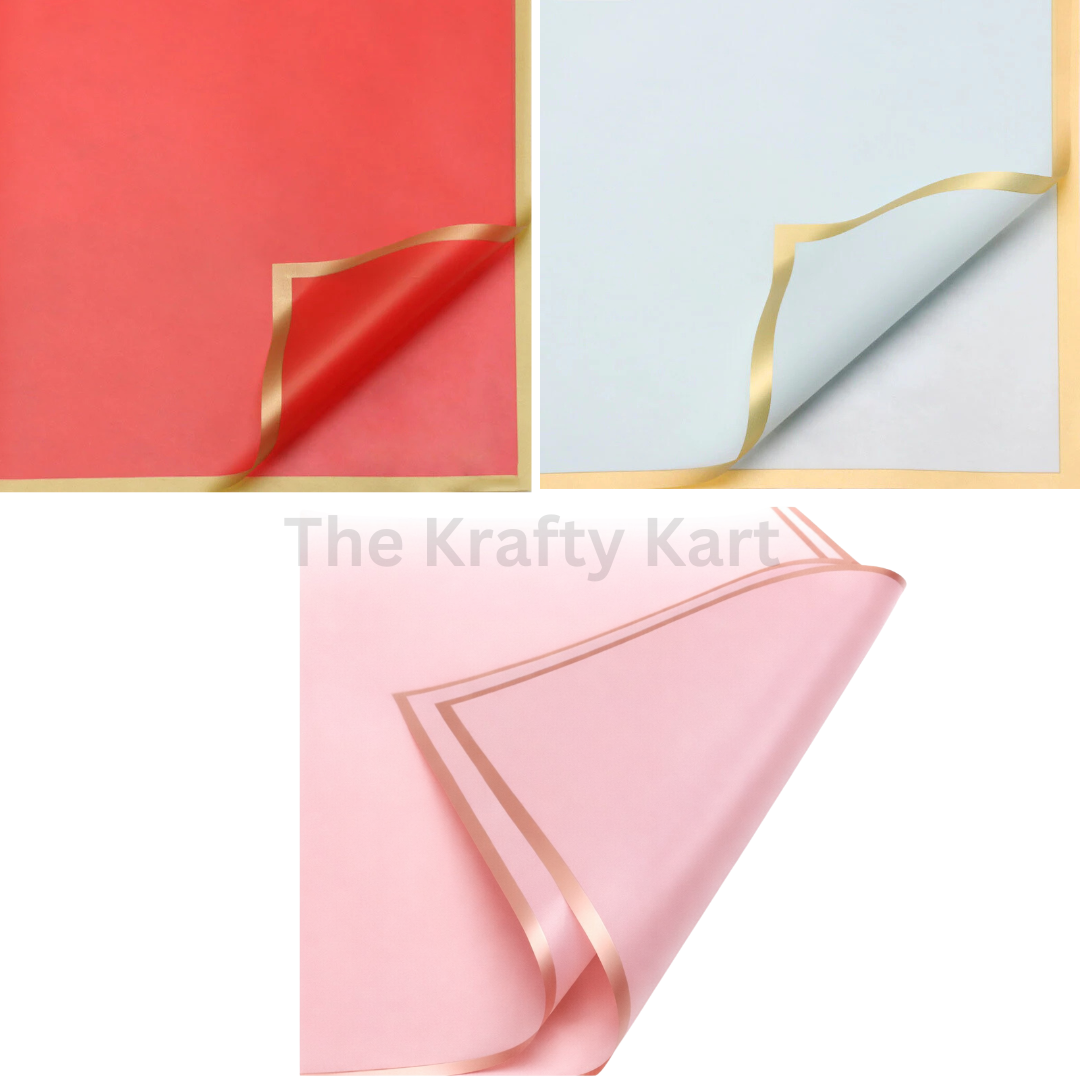 Plastic Wrapping Paper (5Pcs)