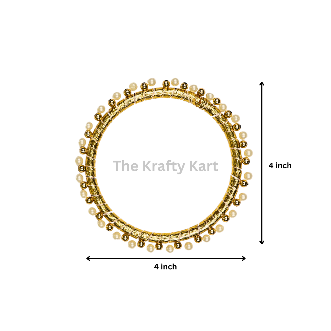 Traditional Pearl Ring (Golden)