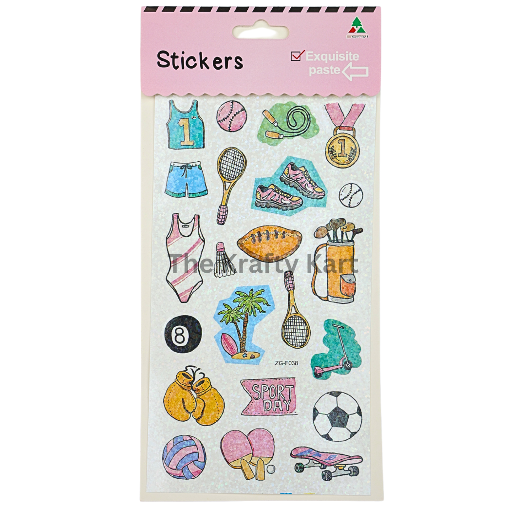 Journal - Glitter Sticker (A)