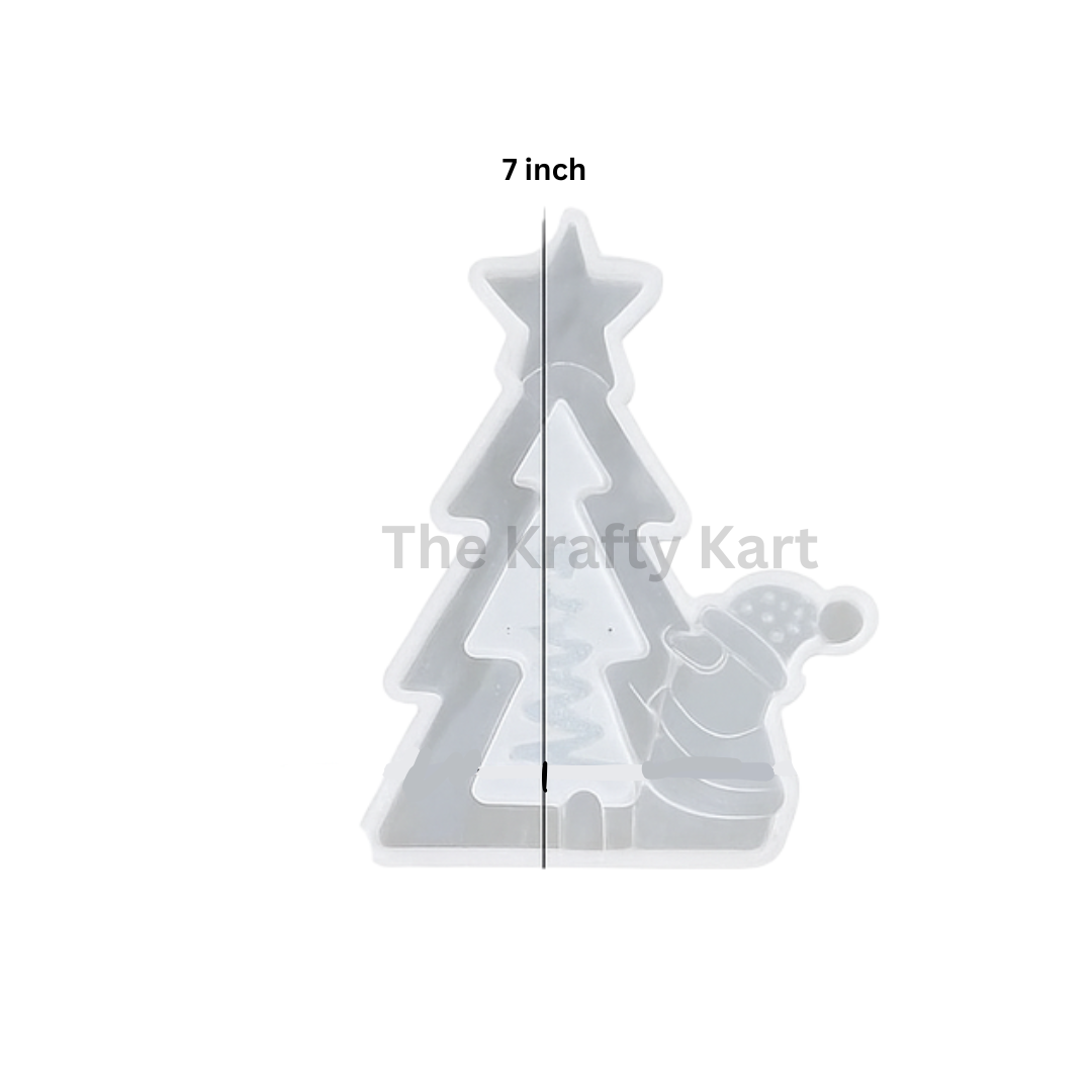 Swonmen Santa Claus With Christmas Tree Mould