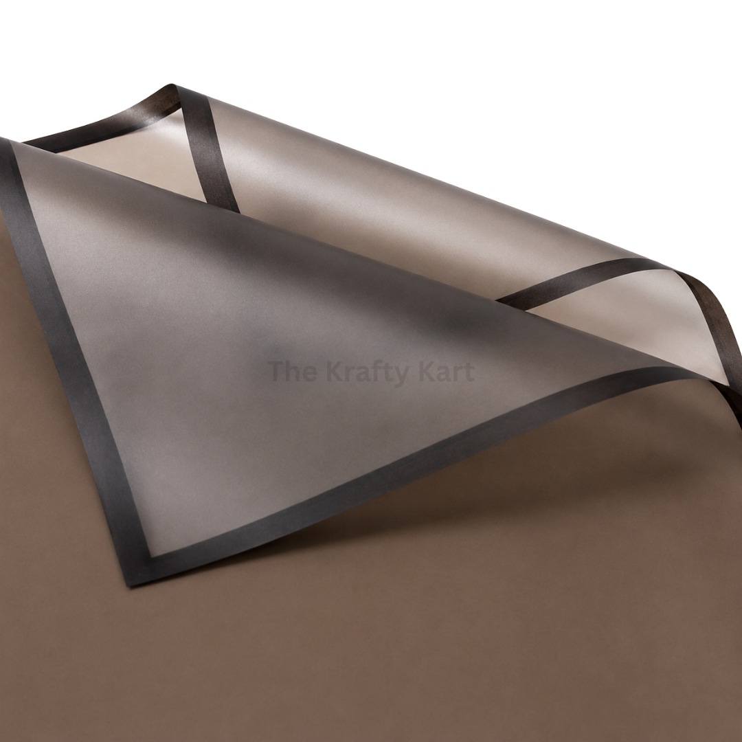 Wrapping Paper Plastic (Plain)(5 Sheets)