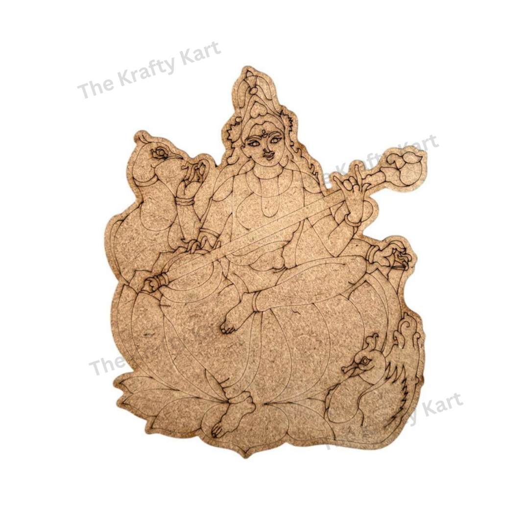 Pre Marked Saraswati Mata Mdf (A)