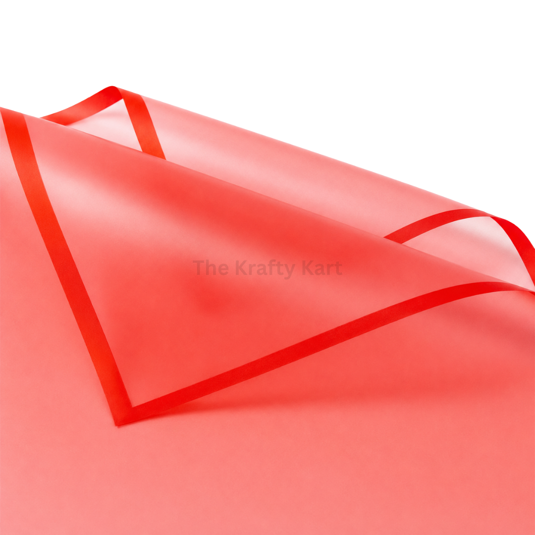 Wrapping Paper Plastic (Plain)(5 Sheets)