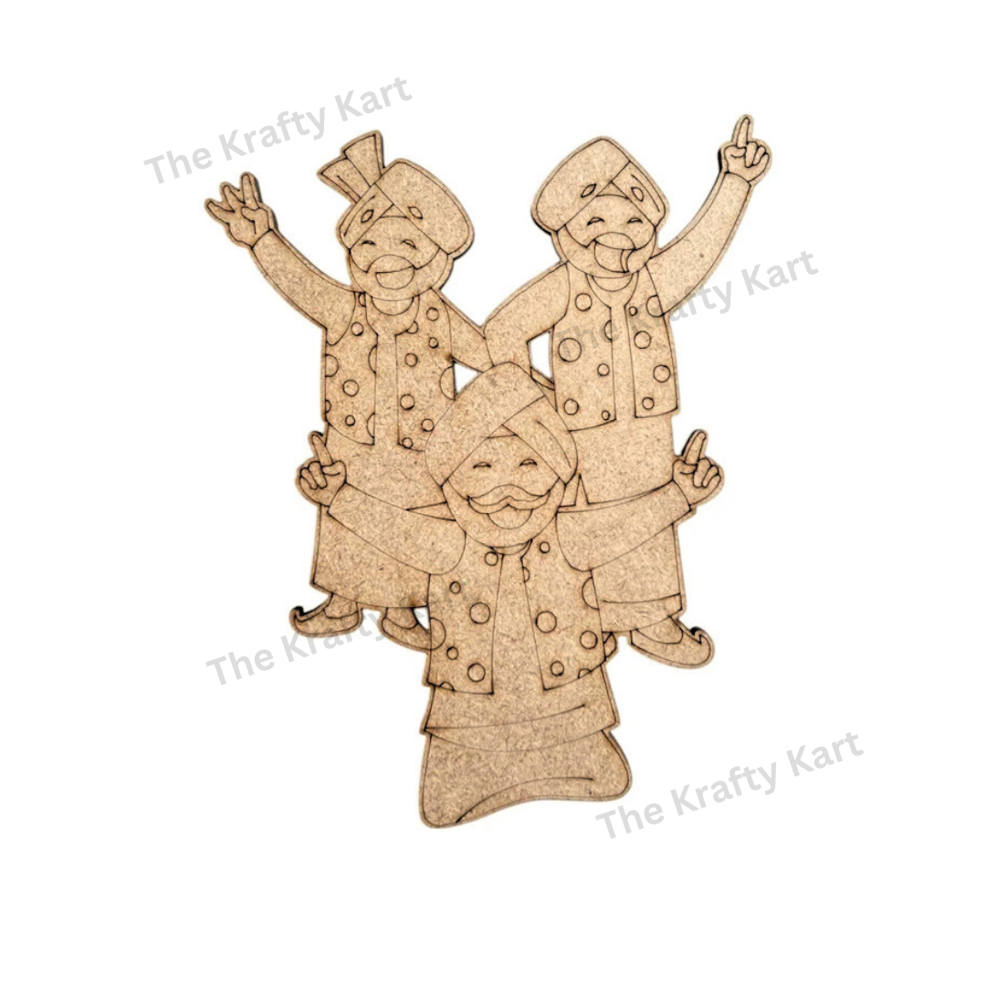 Pre Marked Punjabi Man Mdf (C)