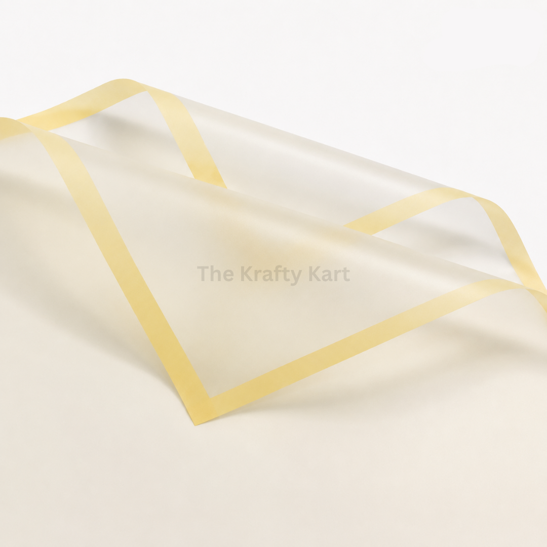 Wrapping Paper Plastic (Plain)(5 Sheets)