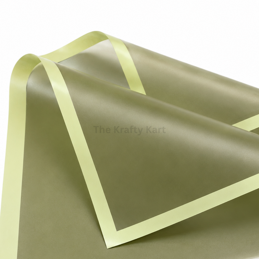 Wrapping Paper Plastic (Plain)(5 Sheets)