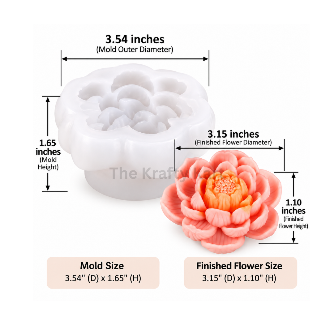 3D Flower Handmade Mould