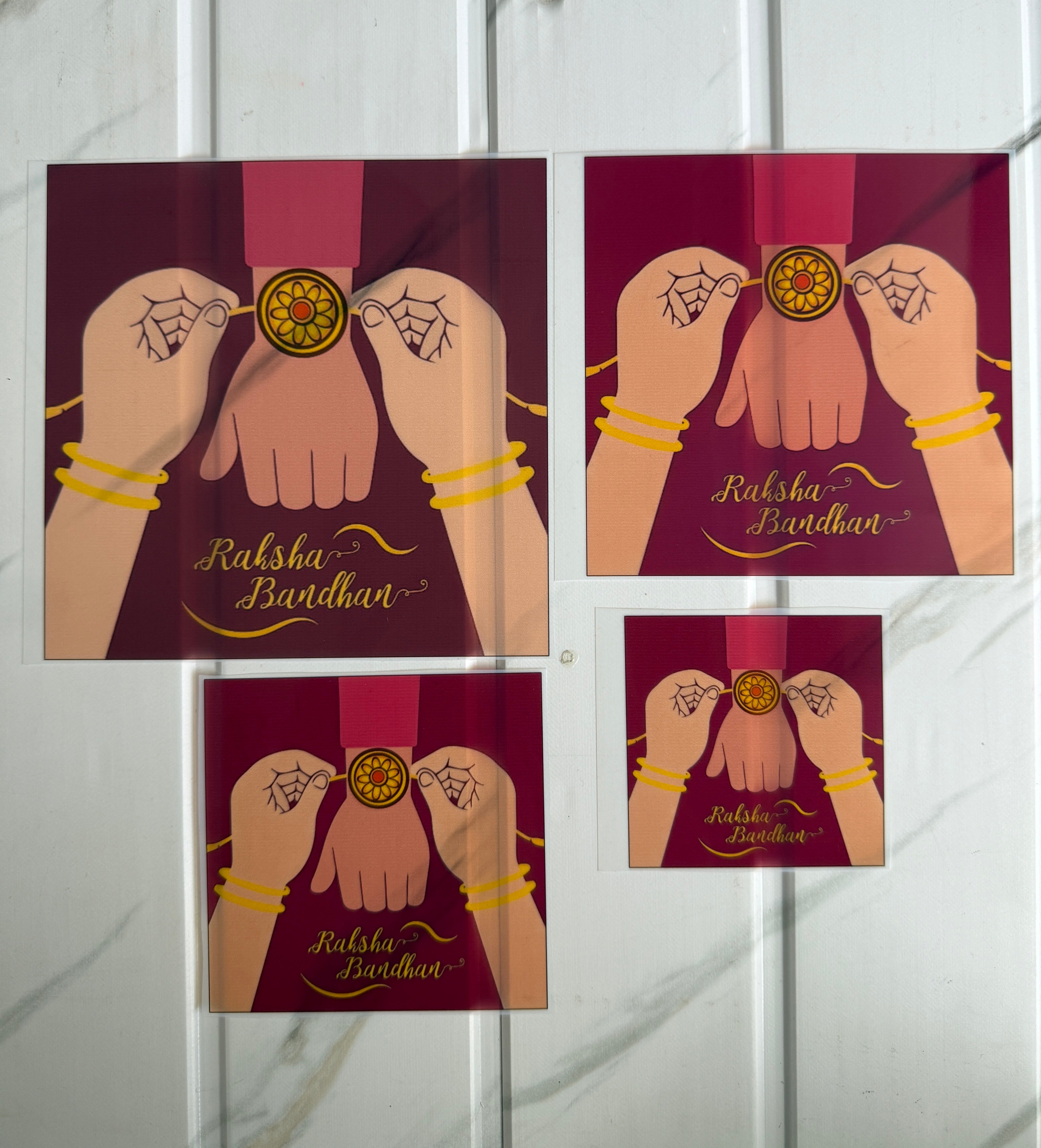 Custom Rakhi Insert Sheet (A)