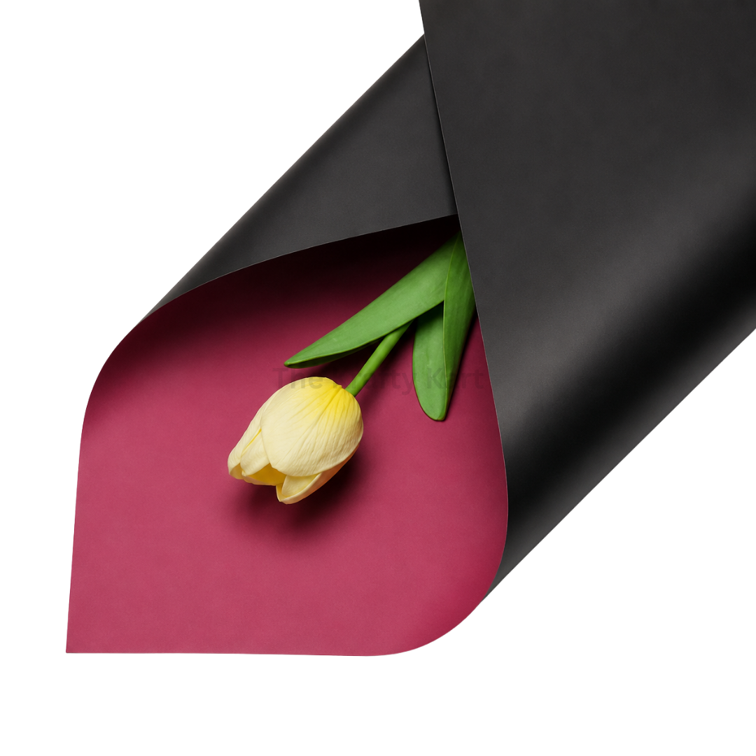 Wrapping Paper Plastic (Dual Color)(5 Sheets)