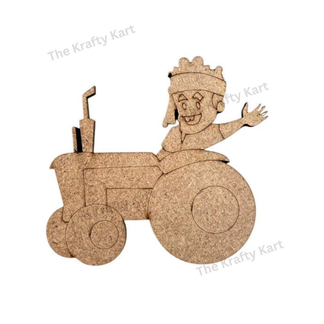 Pre Marked Tractor Man Mdf (A)