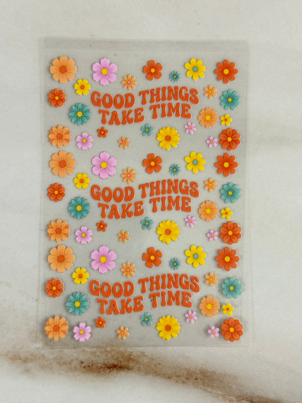 Mix Flower (M) - Peel Of Sticker