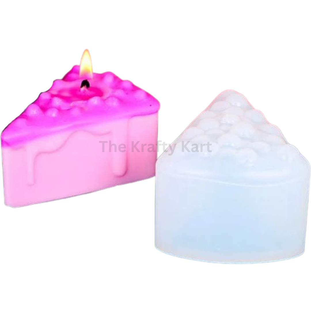 Cake Piece Candle Mould