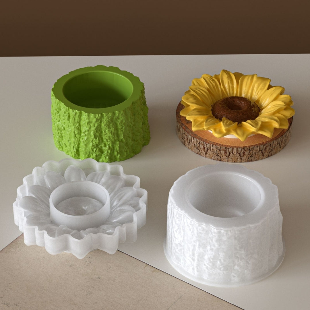 Sunflower Storage Box Mould