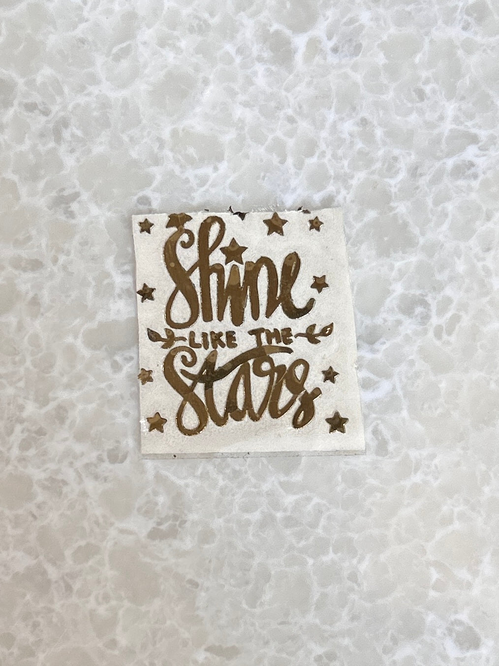 METAL STICKER- SHINE LIKE THE STARS