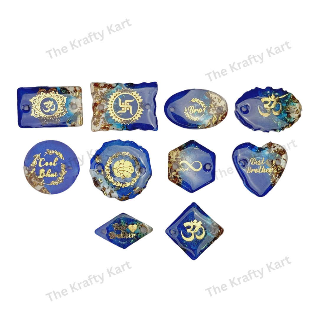 Readymade Rakhi Base (Blue)