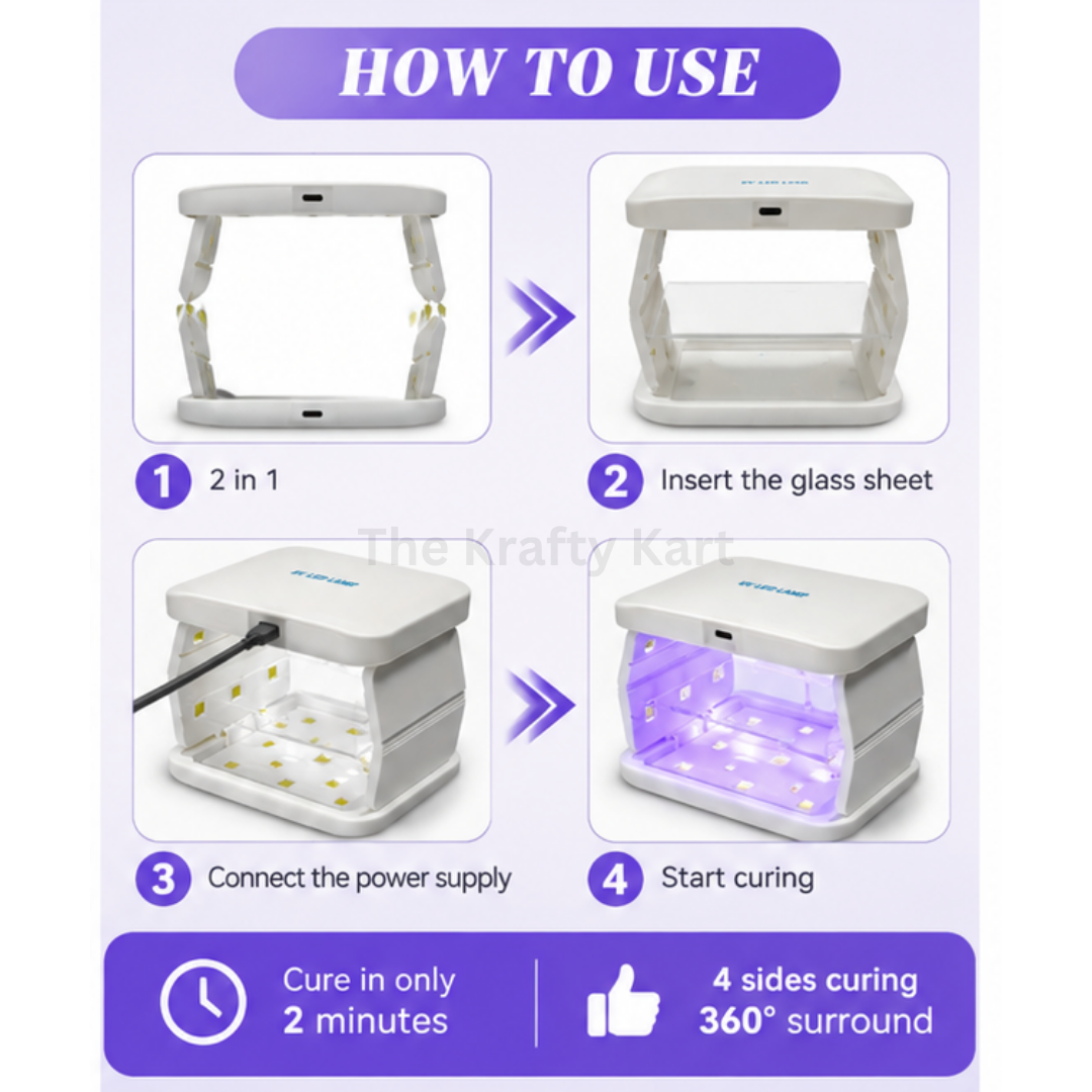 4 Way Light LED UV Resin Curing Lamp