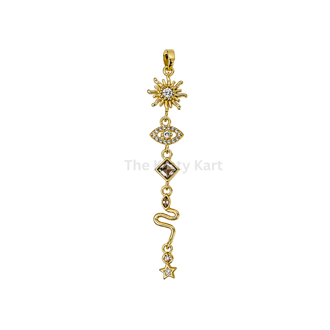 Anti Tarnish Long Charm (A)