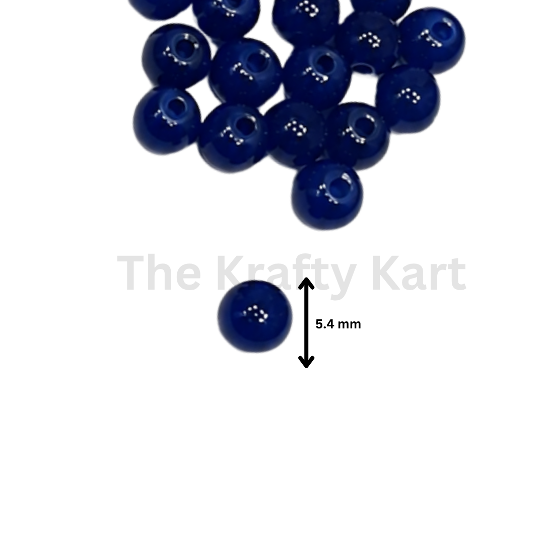 Jelly Glass Colourful Rakhi Moti (5mm)