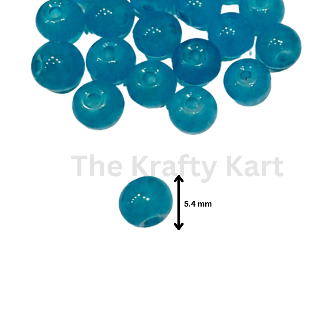 Jelly Glass Colourful Rakhi Moti (5mm)