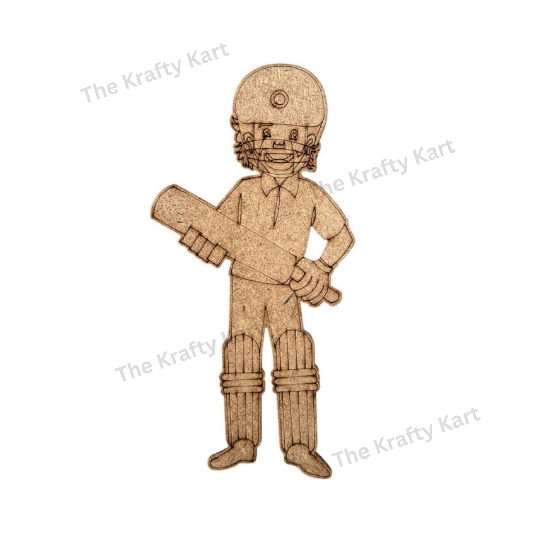 Pre Marked Cricketer Mdf