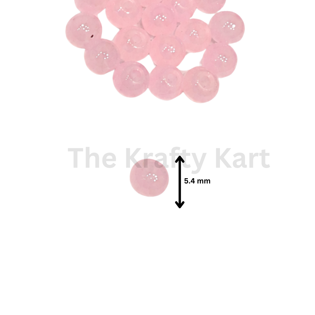Jelly Glass Colourful Rakhi Moti (5mm)