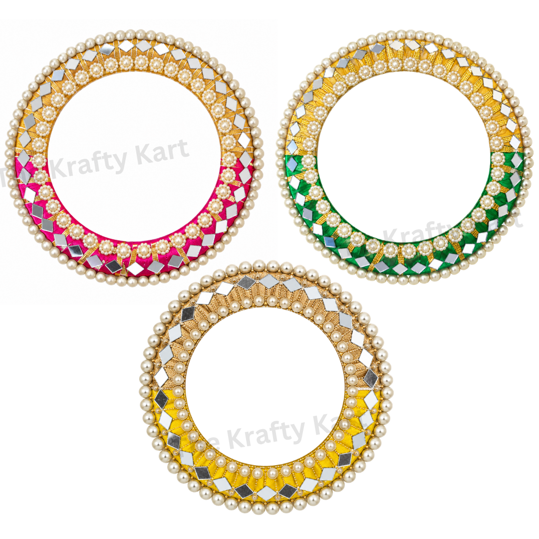 Colourful Traditional Pearl Ring