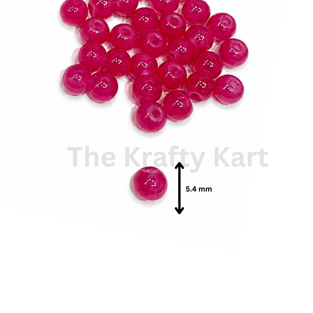 Jelly Glass Colourful Rakhi Moti (5mm)