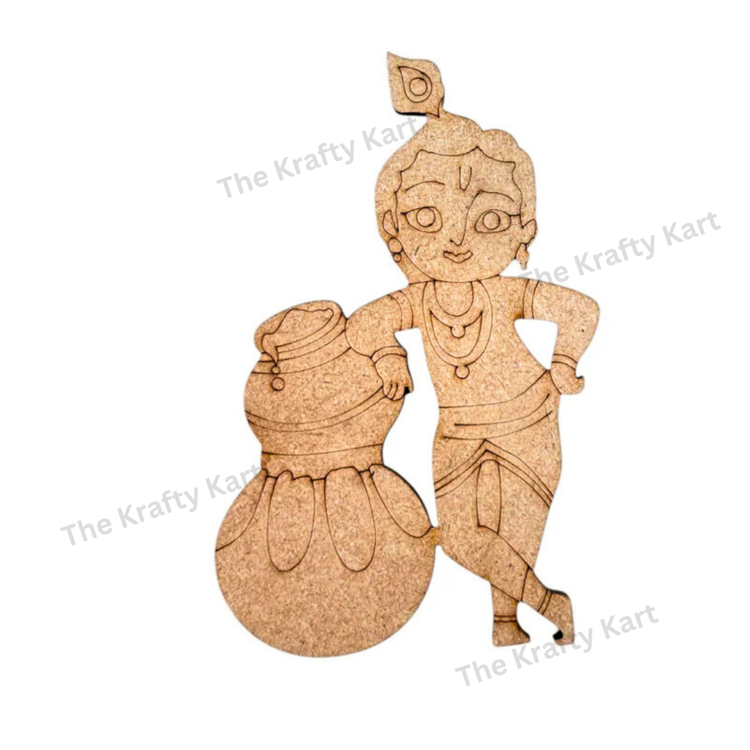Pre Marked Baby Krishna Mdf (B)