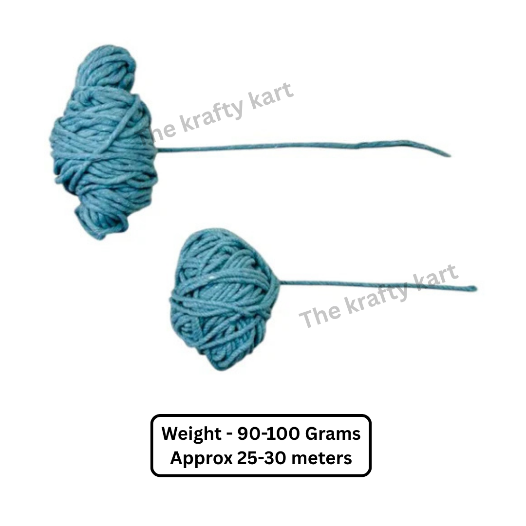 Macrame - Pastel Blue Thread